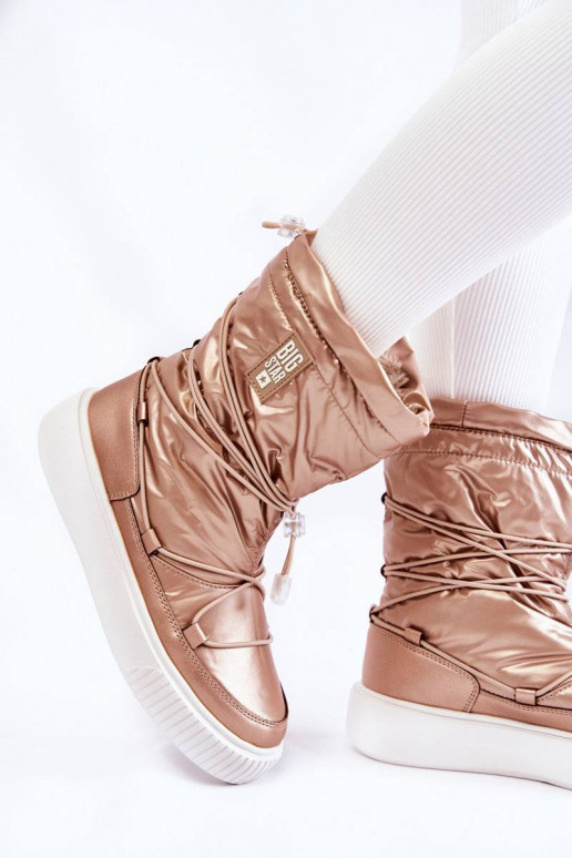 Beheizte Schneestiefel Big Star beige Beheizte Schneestiefel Big Star beige