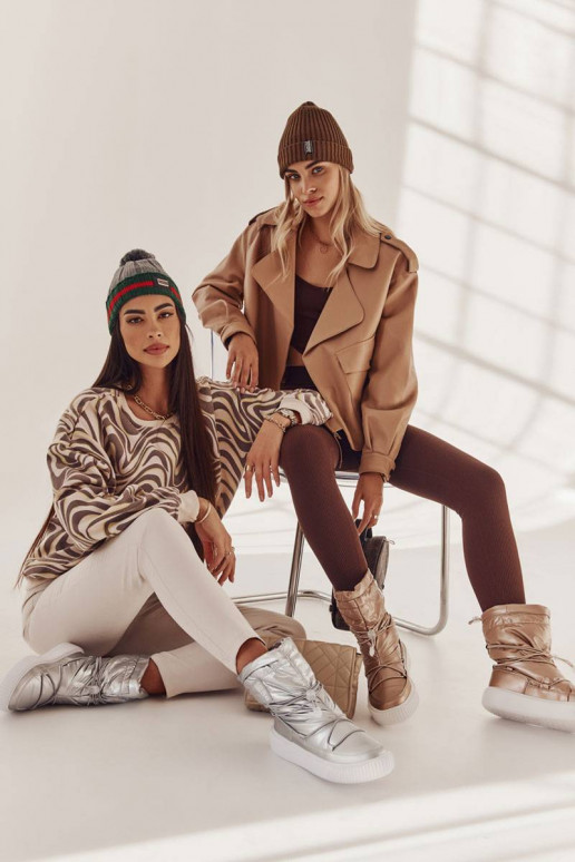 Beheizte Schneestiefel Big Star beige Beheizte Schneestiefel Big Star beige