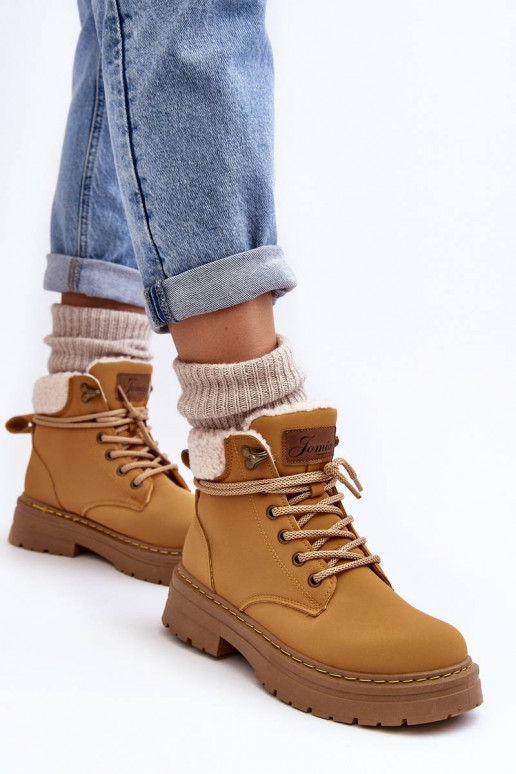 Stiefel mit Aufwärmfunktion in brauner Farbe Lynnvia