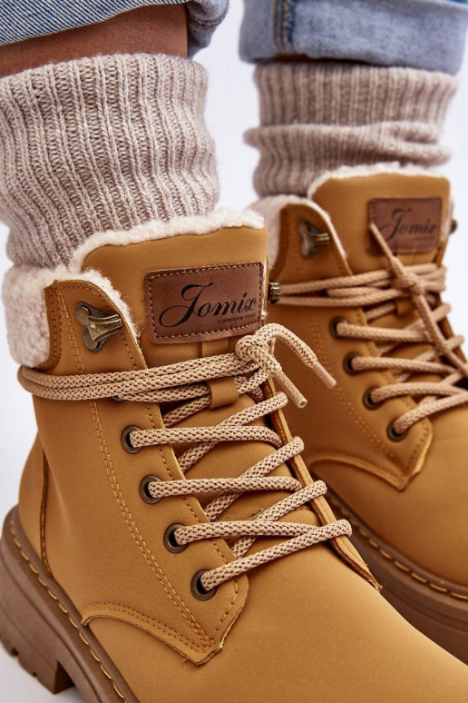 Stiefel mit Aufwärmfunktion in brauner Farbe Lynnvia