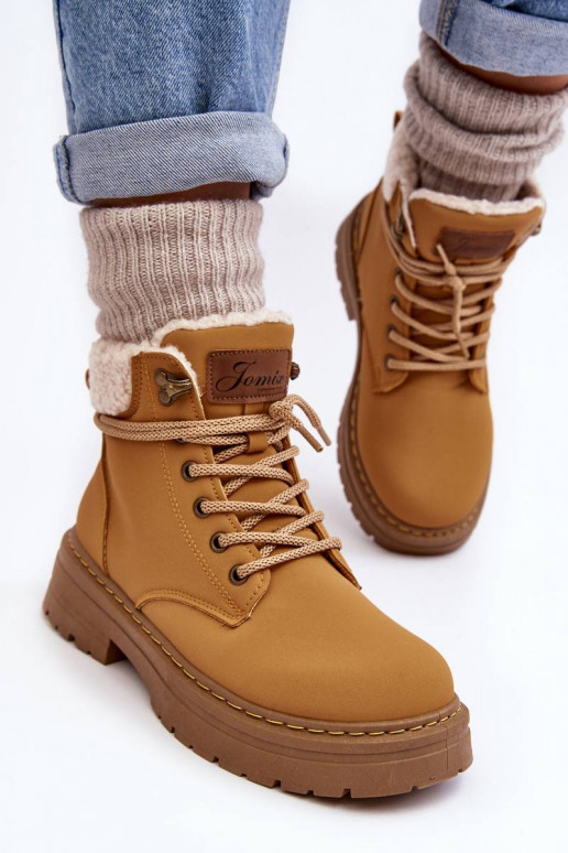 Stiefel mit Aufwärmfunktion in brauner Farbe Lynnvia