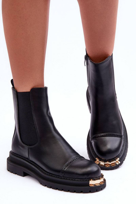 Damenstiefel in der Farbe Schwarz von... Damenstiefel in der Farbe Schwarz von...