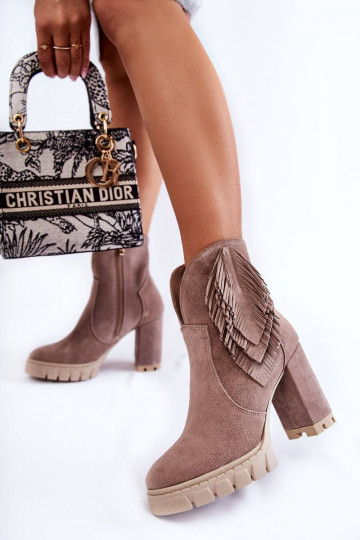 Wildlederschuhe mit Plateau... 2