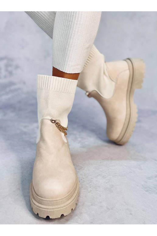 Beigefarbene JESSE BEIGE-Schuhe mit...