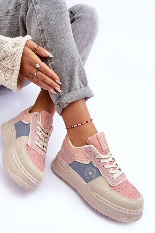 Sportschuhe Big Star rosa-sandfarben Sportschuhe Big Star rosa-sandfarben