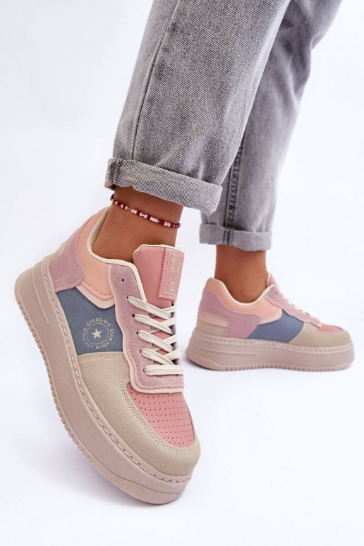 Sportschuhe Big Star rosa-sandfarben Sportschuhe Big Star rosa-sandfarben