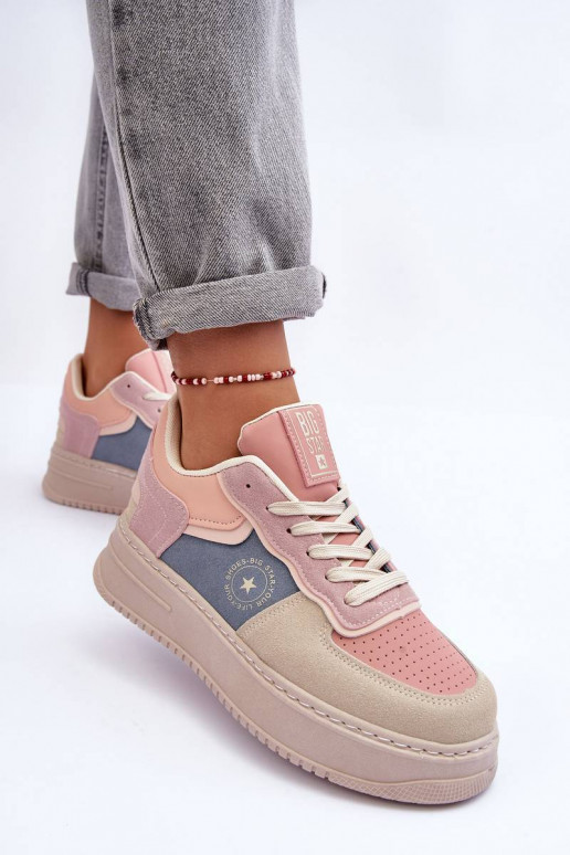 Sportschuhe Big Star rosa-sandfarben Sportschuhe Big Star rosa-sandfarben