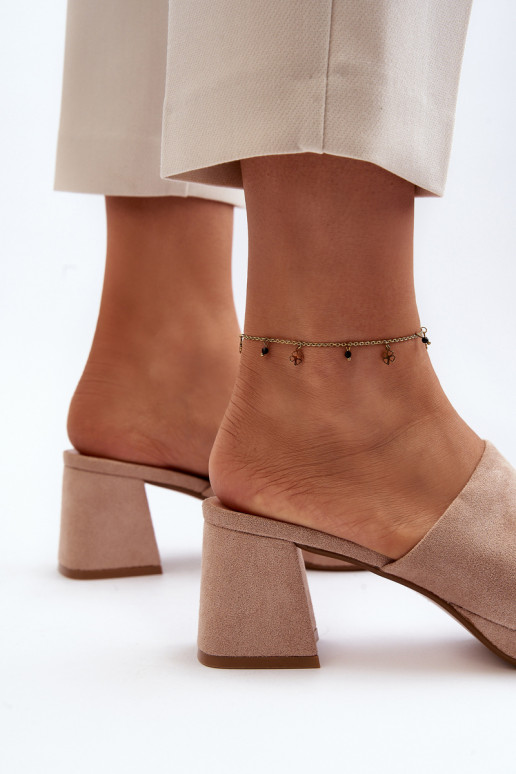 Sandalen mit Absätzen beige Bralya Sandalen mit Absätzen beige Bralya