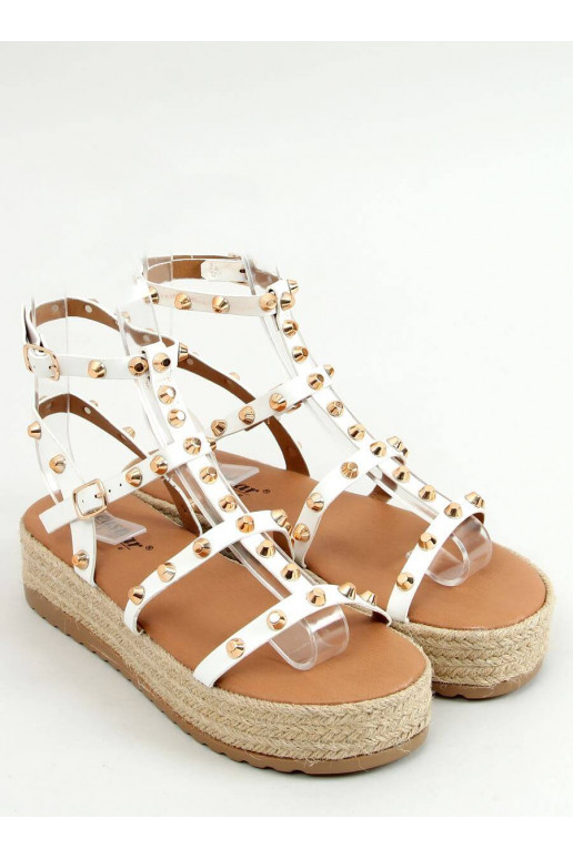 Sandalen mit Nieten ALIZE WHITE
