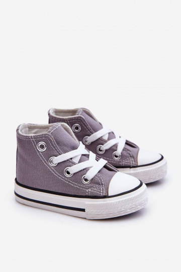 Kinderschuhe mit Sohle, grau Filemon