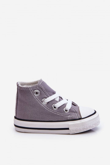 Kinderschuhe mit Sohle, grau Filemon 2