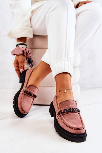 Wildlederschuhe La.Fi rosa Farbe Jenefer 2