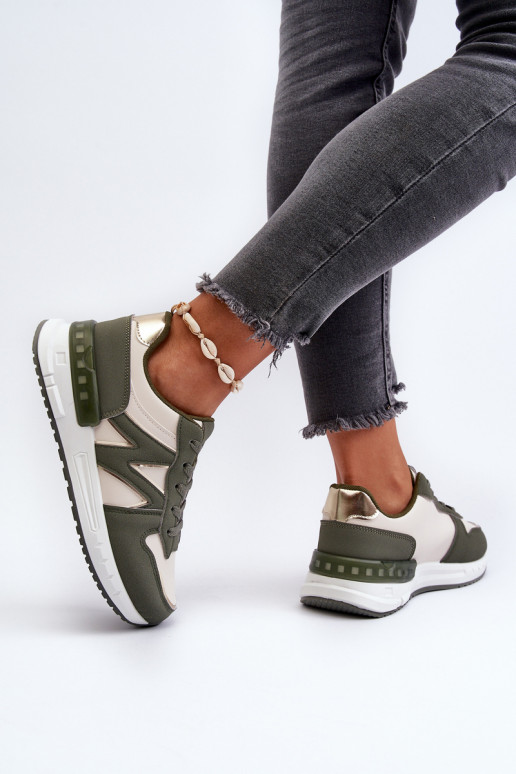 Turnschuhe Modell Schuhe grüne Farbe Kaimans
