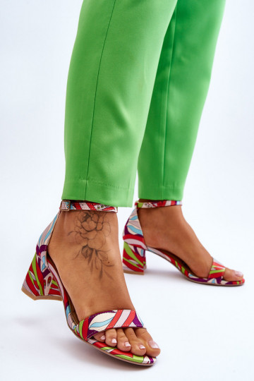 Quincy beige-blau bedruckte...