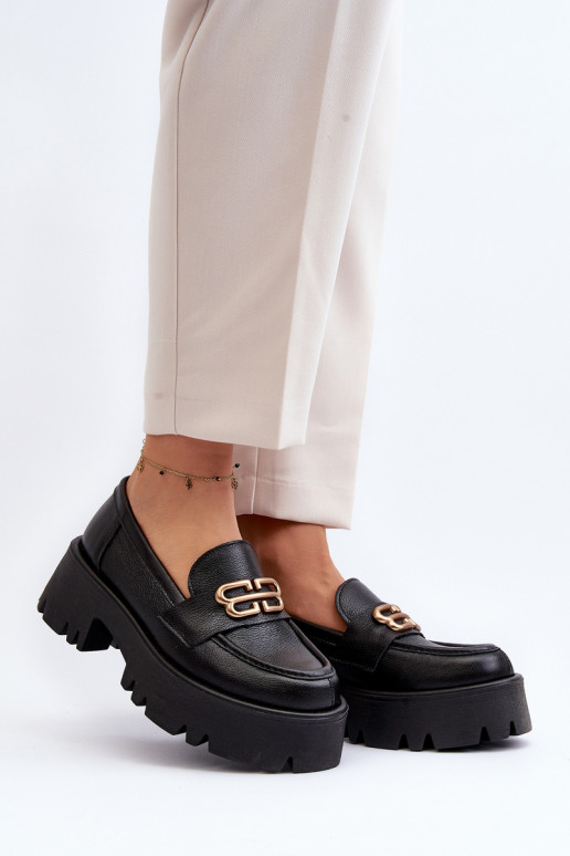 Zazoo Mokassins in Schwarz Zazoo Mokassins in Schwarz