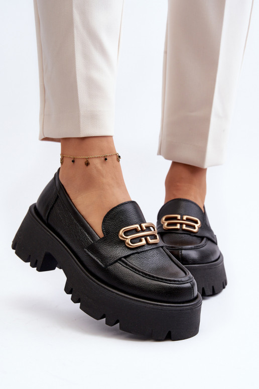 Zazoo Mokassins in Schwarz Zazoo Mokassins in Schwarz