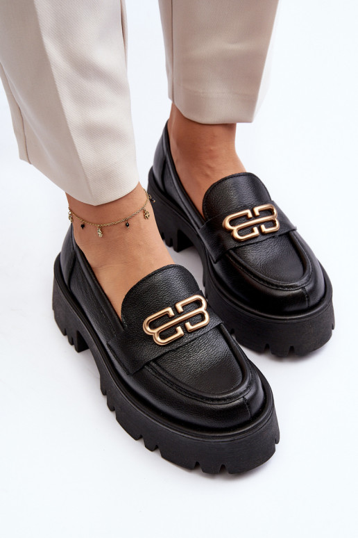 Zazoo Mokassins in Schwarz Zazoo Mokassins in Schwarz