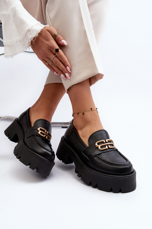 Zazoo Mokassins in Schwarz Zazoo Mokassins in Schwarz