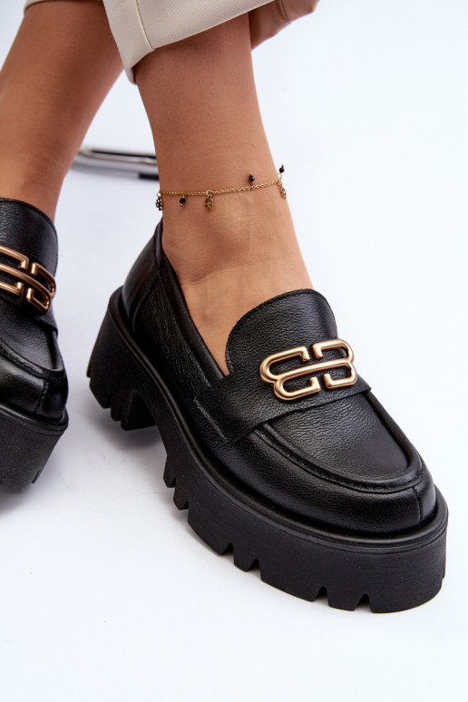 Zazoo Mokassins in Schwarz Zazoo Mokassins in Schwarz