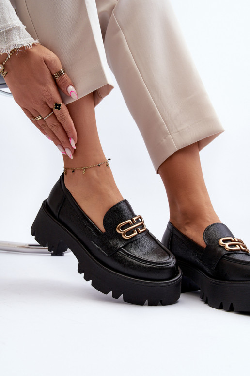 Zazoo Mokassins in Schwarz Zazoo Mokassins in Schwarz