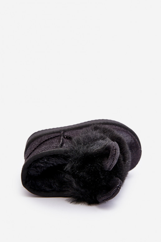 Gewärmte Kinder-Schneestiefel mit... Gewärmte Kinder-Schneestiefel mit...