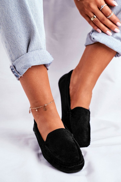 Damen-Mokassins aus Öko-Wildleder in... Damen-Mokassins aus Öko-Wildleder in...