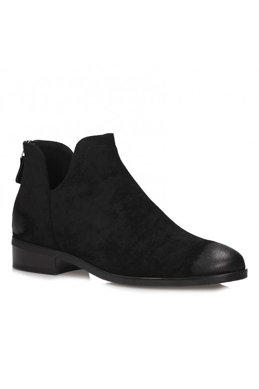Schwarze Chelsea-Stiefel aus...