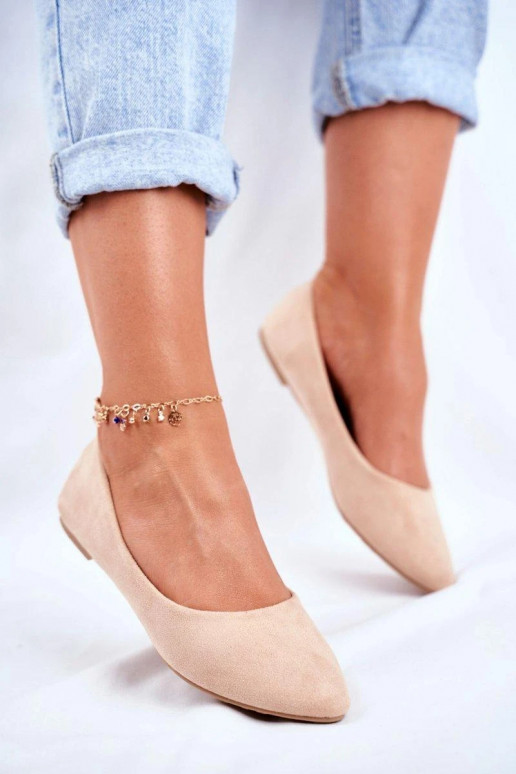 Beige Wildlederschuhe Beige Wildlederschuhe