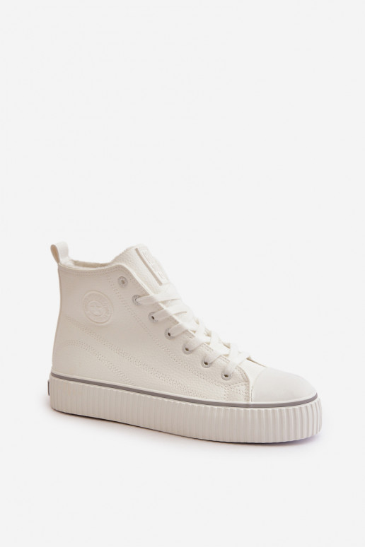 Feminin sich Zuarm laufen lässige Schuhe aus Öko-Leder Big Star OO274788 Zueiße Farbe Feminin sich Zuarm laufen lässige Schuhe aus Öko-Leder Big Star OO274788 Zueiße Farbe
