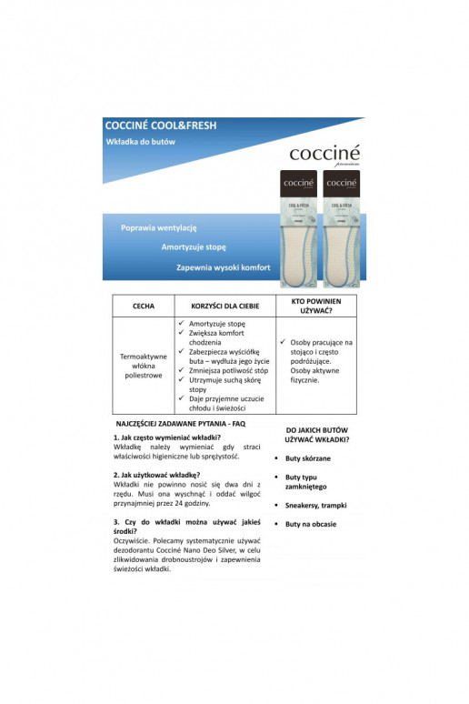 Coccine Einlegesohlen Cool Fresh Suche Stopy Coccine Einlegesohlen Cool Fresh Suche Stopy