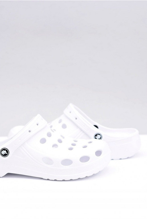 für Männer Hausschuhe Sandalen weiße Farbe