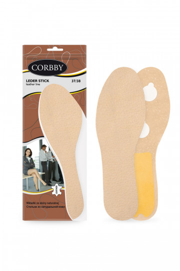Corbby LEDER STICK Einlegesohlen