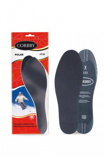 Corbby POLAR beheizte Einlegesohlen mit Aktivkohle