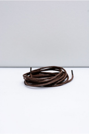 Corbby Brown gewachste dünne Schnürsenkel