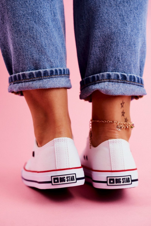 Big Star weiße Freizeitschuhe T274022 Big Star weiße Freizeitschuhe T274022