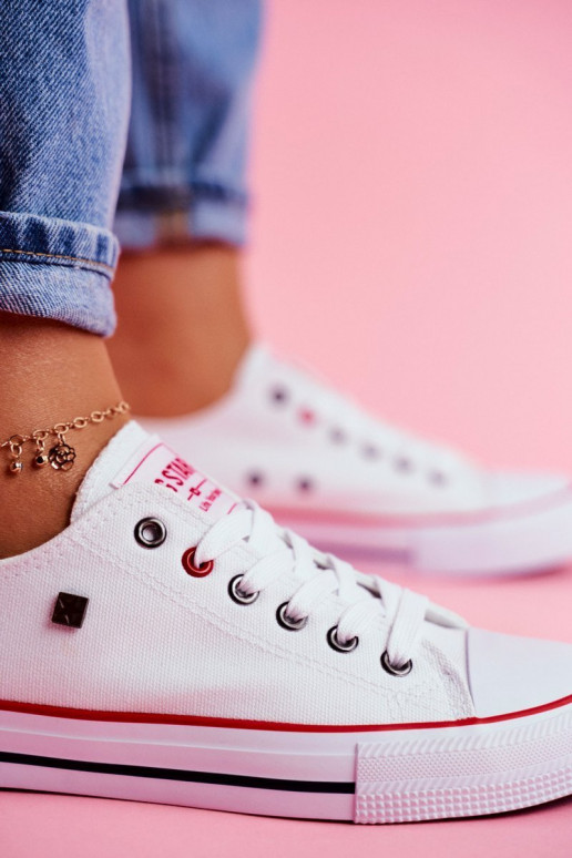 Big Star weiße Freizeitschuhe T274022 Big Star weiße Freizeitschuhe T274022