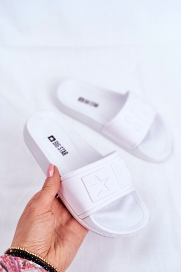 Hausschuhe für Kinder, Big Star, weiße Farbe, DD374154 2