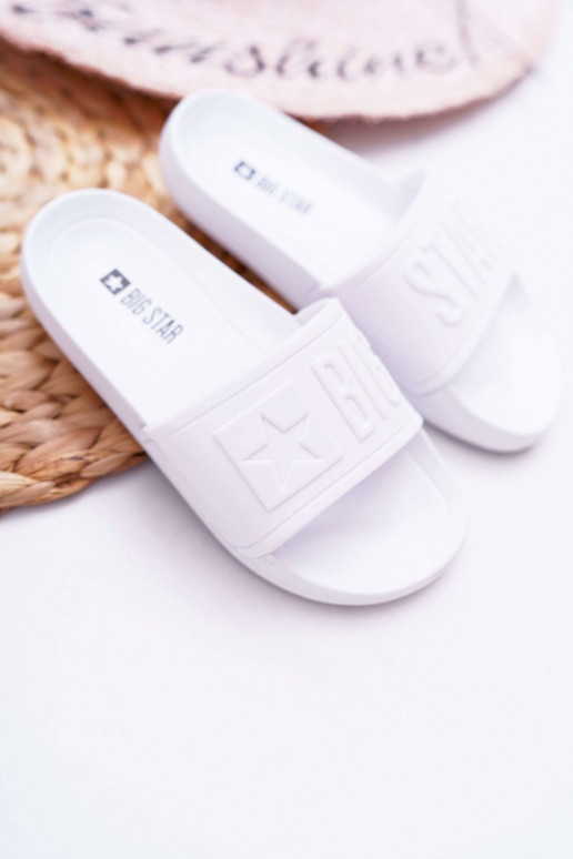 Hausschuhe für Kinder, Big Star, weiße Farbe, DD374154 Hausschuhe für Kinder, Big Star, weiße Farbe, DD374154