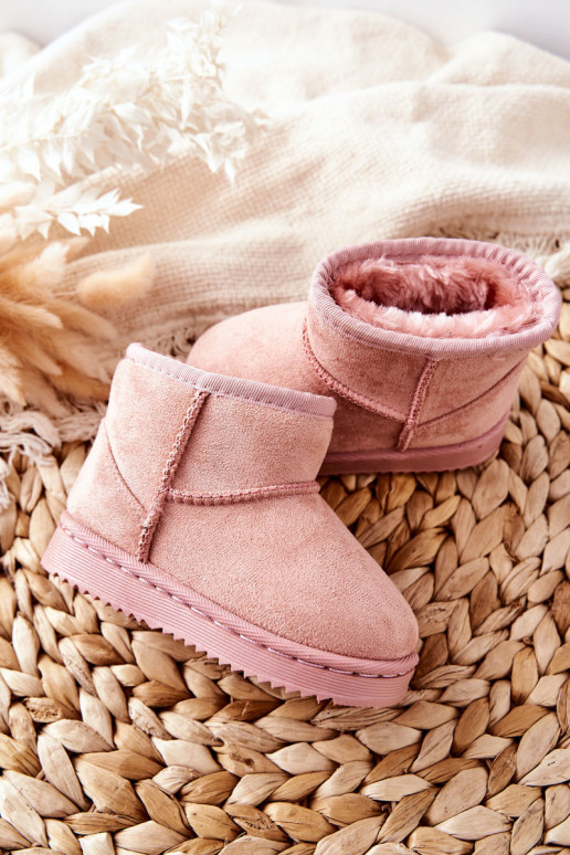 Warme Kinder-Winterstiefel in der Farbe Pink Gooby Warme Kinder-Winterstiefel in der Farbe Pink Gooby