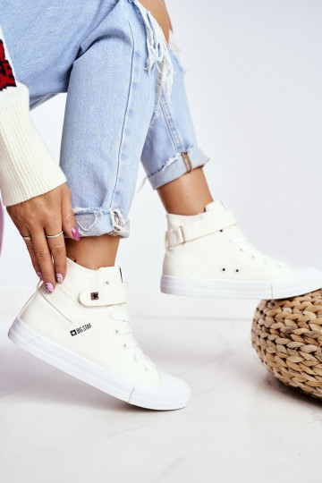 Freizeitschuhe mit Sohle Big Star FF274579 weiße Farbe