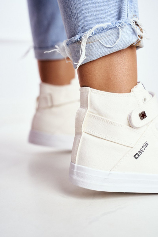 Freizeitschuhe mit Sohle Big Star FF274579 weiße Farbe Freizeitschuhe mit Sohle Big Star FF274579 weiße Farbe