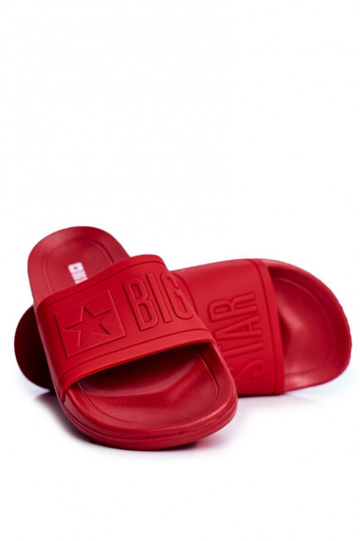 Hausschuhe für Herren Big Star Rubber in roter Farbe DD174689