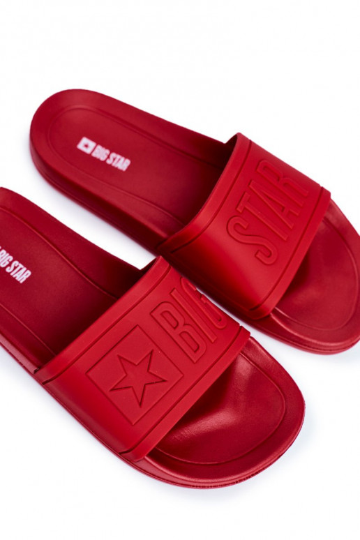Hausschuhe für Herren Big Star Rubber in roter Farbe DD174689