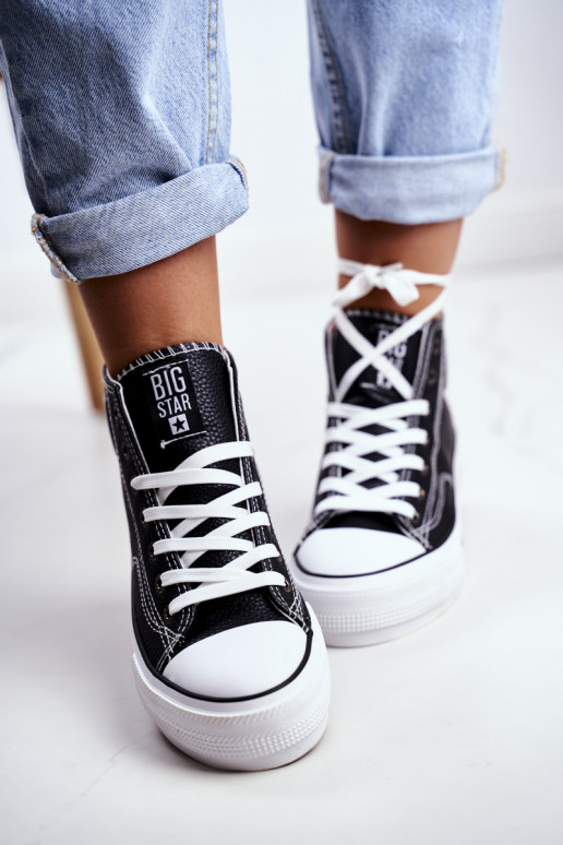 Freizeitschuhe Big Star schwarze Farbe GG274012 Freizeitschuhe Big Star schwarze Farbe GG274012