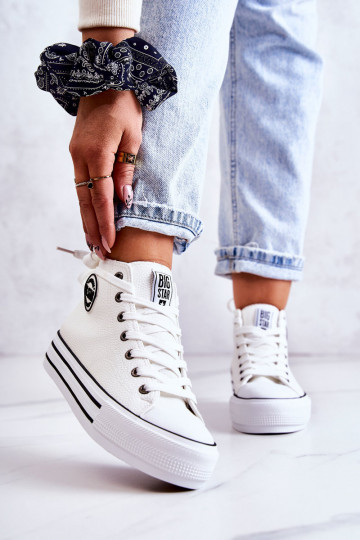 Freizeitschuhe Big Star weiße Farbe GG274013 2