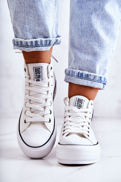 Freizeitschuhe Big Star weiße Farbe GG274013 Freizeitschuhe Big Star weiße Farbe GG274013