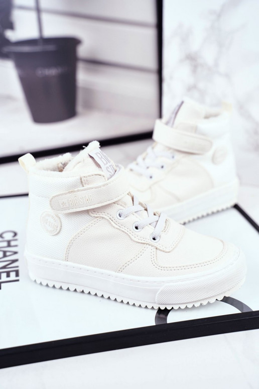 Gewärmte Sportschuhe für Kinder Big Star GG374041 in weißer Farbe