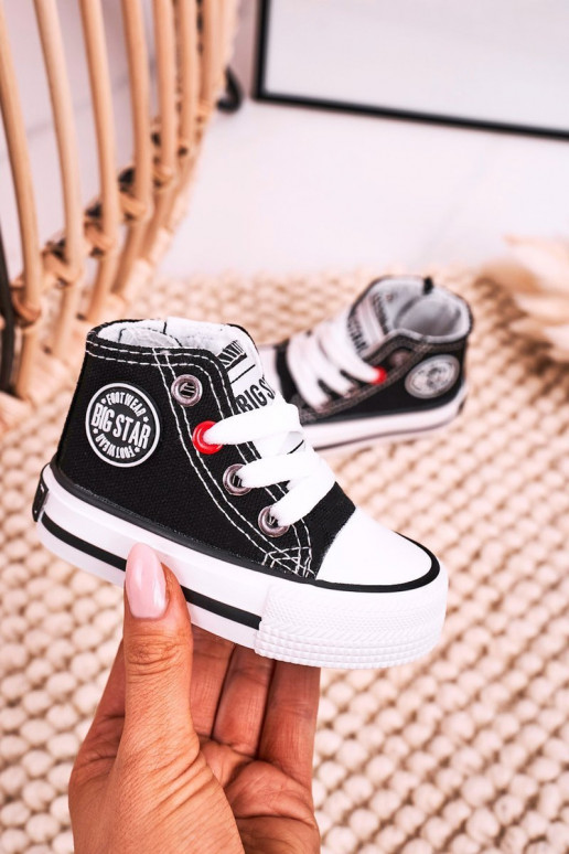 Kinder-Freizeitschuhe mit Sohlen und Reißverschlüssen BIG STAR HH374188 schwarze Farbe Kinder-Freizeitschuhe mit Sohlen und Reißverschlüssen BIG STAR HH374188 schwarze Farbe