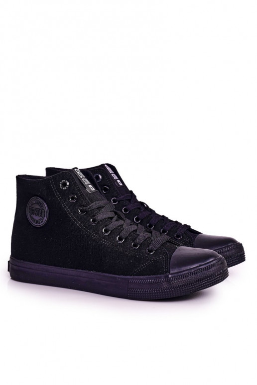 Klassisches Modell Freizeitschuhe mit Sohlen BIG STAR FF174550 schwarze Farbe Klassisches Modell Freizeitschuhe mit Sohlen BIG STAR FF174550 schwarze Farbe