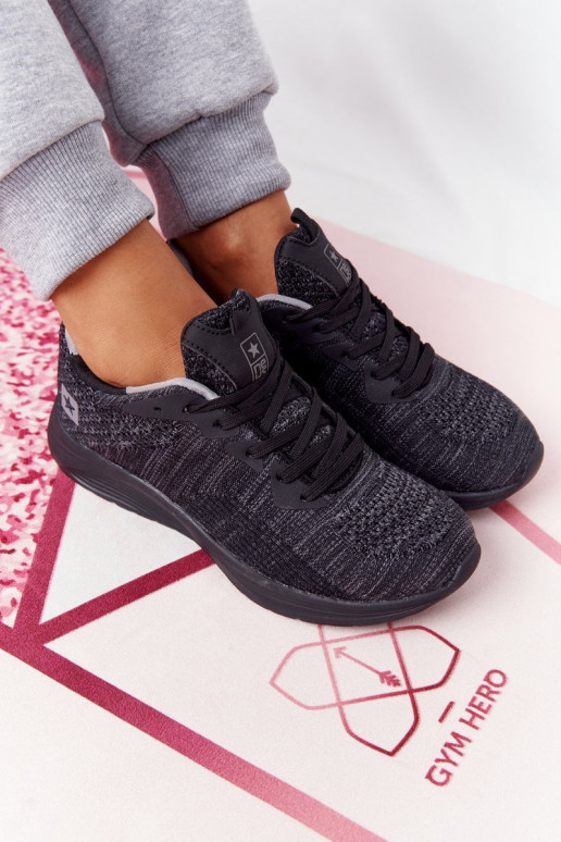 Sportschuhe im Comfort Foam-Stil in schwarzer Farbe für lange Distanzen